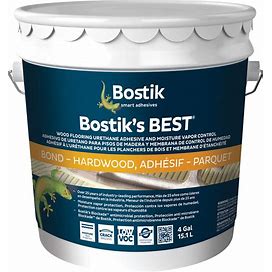 4 Gallon Bostik's Best Wood Flooring Urethane Adhesive And Moisture Vapor Control, $219.99 USD/Box, LL Flooring (Lumber Liquidators)