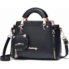 Xiaoyu Fashion Purses And Handbags For Women Ladies Leather Top Handle Satchel Shoulder Bags Small Totes