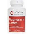 Protocol For Life Balance, Magnesium Citrate, 100 Tablets