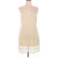 Venus Casual Dress - Shift Scoop Neck Sleeveless: Tan Print Dresses - Women's Size X-Large