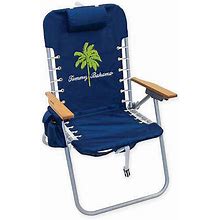 Tommy Bahama 4-Position Backpack Hi Boy Beach Chair In Blue