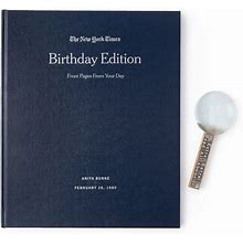 Custom Birthday Book With Magnifying Glass - New York Times Custom Birthday Book