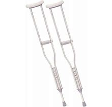 Drive Medical Walking Crutches With Underarm Pad And Handgrip For Adult