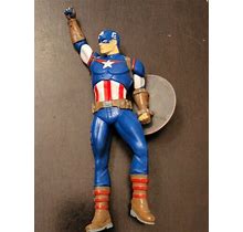 Rare Marvel Comics Captain America 6" Action Figure Toy