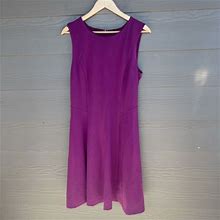 White House Black Market Plum Purple Sheath Dress