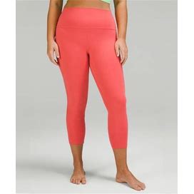 Lululemon Yoga Align High-Rise Leggings With Pockets 25" | Pink|Pale Raspberry - Size 2 Nulu™