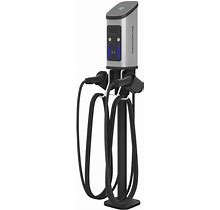 Semaconnect Series 7 Dual Port With Pedestal Mount Cellular 48A 11.5Kw - EV Chargers - SC748-Full1-P - At Bulbs.Com
