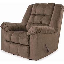 Comfortable Recliner, Heat & Massage Function With Tufted Seat, Light Brown, Recliners, By Efurnish