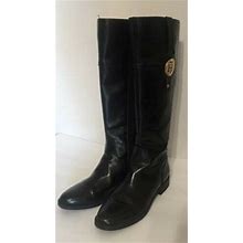 Tommy Hilfiger Knee High Lila Riding Boots Black Size 6 m