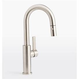 Corsano Blade Handle Pull Down Kitchen Prep Faucet - Brushed Nickel