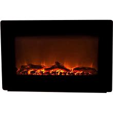 Fire Sense Stainless Steel Wall Mounted Electric Fireplace - 60758
