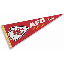 Chiefs AFC Champions And Super Bowl 2023 LVII Bound Full Size Large Pennant