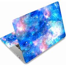 HEABPY Laptop Skin Sticker Decal,12" 13" 13.3" 14" 15" 15.4" 15.6 Inch Laptop Skin Sticker Cover Art Decal Protector Notebook PC (Blue Galaxy)