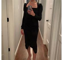 H&M Dresses | Midi Dress | Color: Black | Size: M