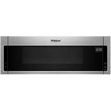 Whirlpool WML55011H 30 Inch Wide 1.1 Cu. Ft. 1000 Watt 400 CFM Over The Range Microwave With Halogen Lighting Stainless Steel Cooking Appliances