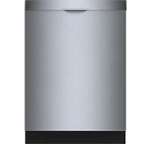 Bosch 300 Series Top Control 24-In Smart Built-In Dishwasher With Third Rack (Stainless Steel), 46-Dba | SHS53CD5N