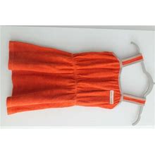 Hundred Pieces Orange Dress Terry Size 4