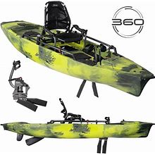 Hobie Mirage 360 Pro Angler 12 Fishing Kayak - Amazon Green Camo