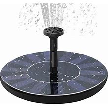 Solar Fountain Fountain With Solar Panel Ponds With 6 Nozzle Brand New
