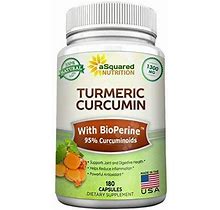 Asquared Nutrition Turmeric Curcumin 1300Mg Bioperine, Joint Health,