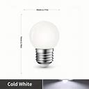10Pcs E26 3W LED Bulbs Are Equivalent To 30W Incandescent Lamps, Cold White 6000K Warm White 3000K 300 Lumen Ultra-Bright Bulb,White,Must-Have,Temu