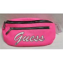 Guess Skools Out Fanny Pack Belt Bag Sling Back Crossbody Neon Pink New With Tag
