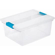 Sterilite Clear Clip Storage Box (Pack Of 4) | Maxwarehouse.Com
