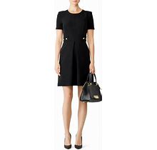 Trina Turk L31012 Women's Black Perla A-Line Dress Size 0