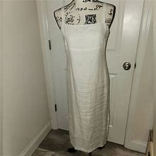Loft Dresses | Nwt Ann Taylor Loft Summer Dress Size 4 | Color: White | Size: 4