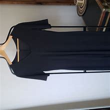 Gap Dresses | Minimalist Gap Black Sheath Dress | Color: Black | Size: M