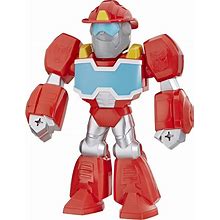 Transformers Playskool Heroes Rescue Bots Academy Mega Mighties Heatwave The Fire-Bot 10-Inch Robot Action Figure, Collectible Toys For Kids Ages 3