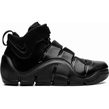Nike - Lebron 4 "Anthracite" Sneakers - Unisex - Rubber/Patent Leather/Fabric/Fabric - 7.5 - Black