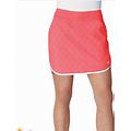 Adidas Skirts | Adidas Orange Golf Skort Dolphine Hem Athleisure Athletic Skirt, / Skort | Color: Orange | Size: S