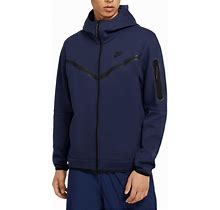Nike Sportswear Tech Fleece Men's Full-Zip Hoodie 4XL Midnight Navy/Black CU4489