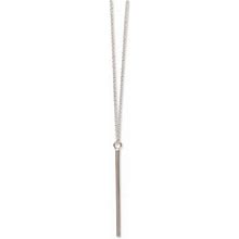 'High-Polished Sterling Silver Minimalist Pendant Necklace'