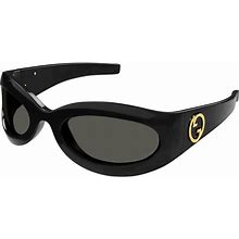 Gucci GG1247S Black/Grey 60/25/110 Women Sunglasses