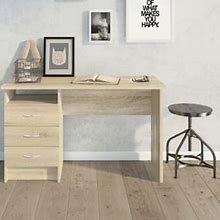 Whitman Desk With 3 Drawers, Brown By Ashley, Furniture > Home Office > Desks