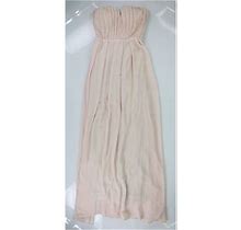 Ax Paris Women's Pink Pleated Gown Dress Size 6