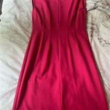 Loft Dresses | Ann Taylor Loft Dress. Size To P, Hot, Pink, Beautifully Fitted! | Color: Pink | Size: 2P