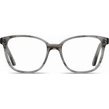 Women's Cat-Eye Gray Prescription Included Online Glasses Amelia E. Chardonnay Frames, Discounted, FSA/HSA, Bifocal, Transitions, Stylish, Cool