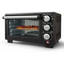 Oster Convection 4-Slice Toaster Oven, Matte Black, Convection Oven And Countertop Oven