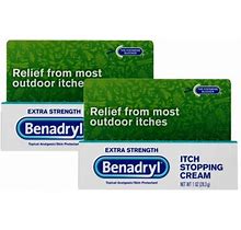 Benadryl Extra Strength Anti Itch Cream 1 Oz Tube (Pack Of 2)