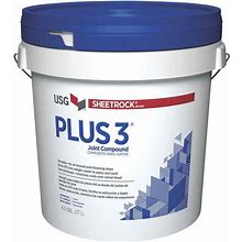 Sheetrock 381466 Plus 3 Lightweight Ready-Mix Joint Compound, 4.5 Gallon, Brown, Building Materials, By United States Gypsum