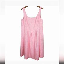 Nine West Dresses | Nine West Pink Dress Sz 16 With Pockets! | Color: Pink | Size: 16