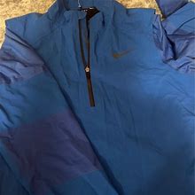 Nike Windbreaker Jacket - New Men | Color: Blue | Size: L