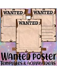 Image result for Wanted Poster Format