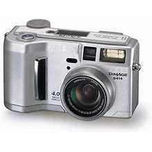 Konica Minolta Dimage S414 4Mp Digital Camera - Silver - Vgc