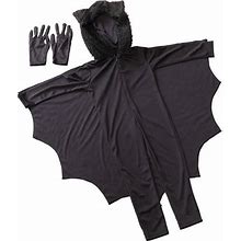 New Halloween Party Dress Black Bat Uniform Bat Jumpsuit Kids Cosplay Costumes Anime Cosplay Halloween Bat Costume 130