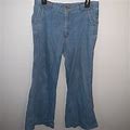 Viceroy Jeans | Vintage Viceroy Wide Leg Hippie Bell Bottom Blue Jeans Sz L/Xl W34 | Color: Blue | Size: L/Xl W34
