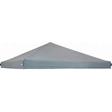 Sunnydaze Decor, 12 X 12 Standard Canopy Shade - Gray, Fits Canopy Length 12 Ft, Fits Canopy Width 12 Ft, Material Other, Model WUY-042